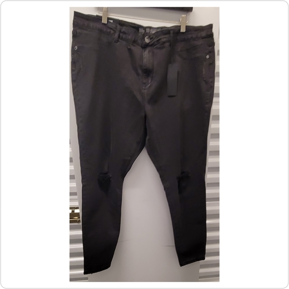 Distressed knee skinny jeans - Picture 3 of 7